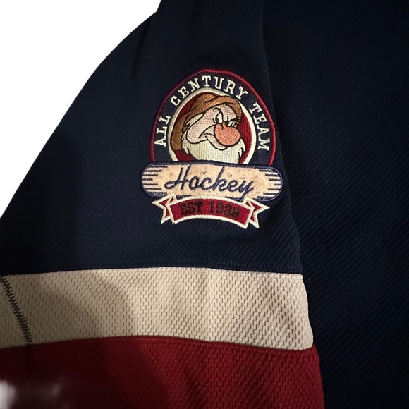 VINTAGE DISNEY GRUMPY MINERS HOCKEY JERSEY - Picture 5 of 8